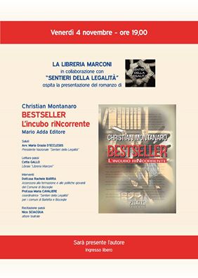 Serate d'autore: presentazione del libro "Bestseller: l'incubo ricorrente"
