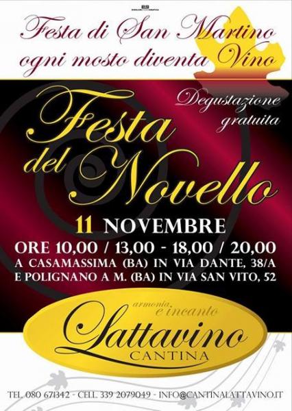 Novello a Casamassima e Polignano a Mare