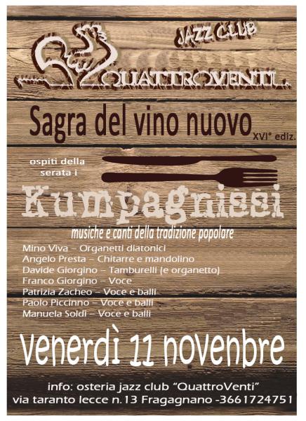 SAGRA DEL VINO NUOVO XVI edizione