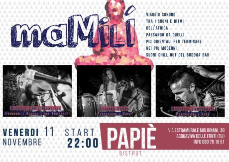 Mamili' in Concerto al Papiè Bistrot