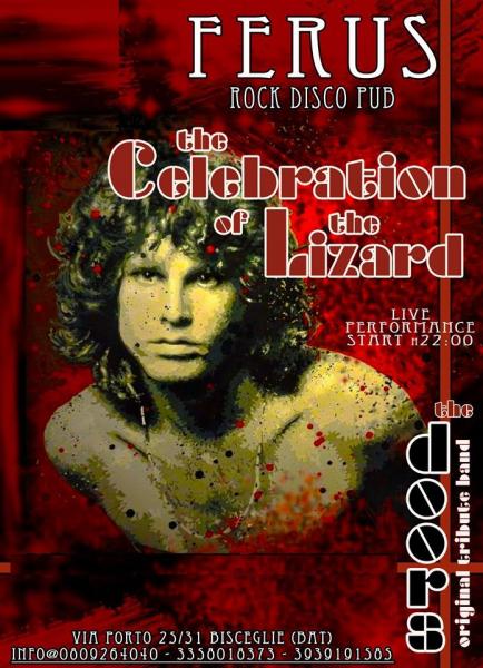 The DOORS Live Tribute con i " CELEBRATION of the LIZARD "