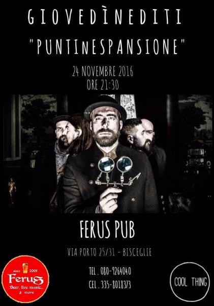 GIOVEDìNEDITI LIVE at FERUS - " PUNTInESPANSIONE "
