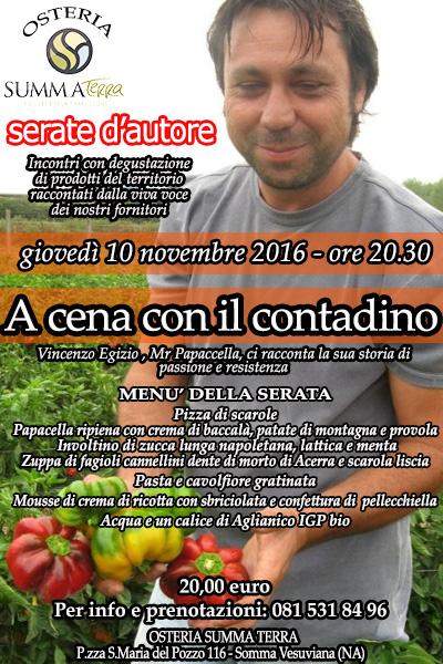 A cena con il contadino