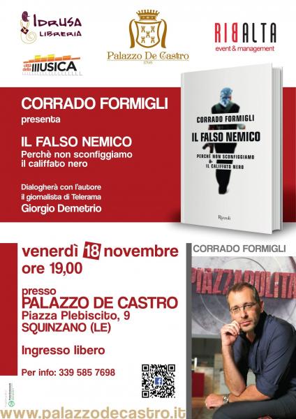Corrado Formigli presentazione del libro  Il Falso Nemico