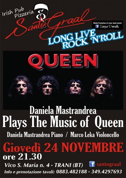 Daniela Mastrandrea Plays The Music of Queen at Santo Graal