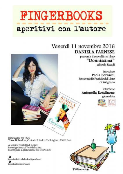 Daniela Farnese a Rutigliano per Fingerbooks