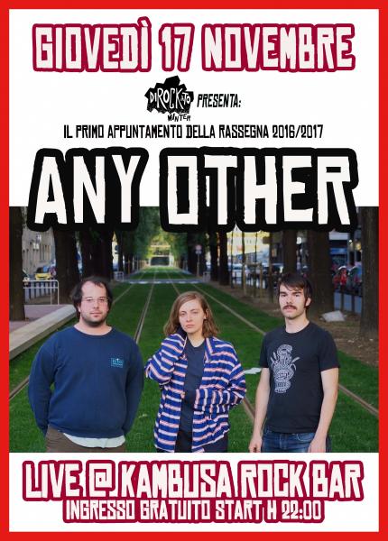 Dirockato Winter presenta:"Any Other live @ Kambusa Rock Bar"