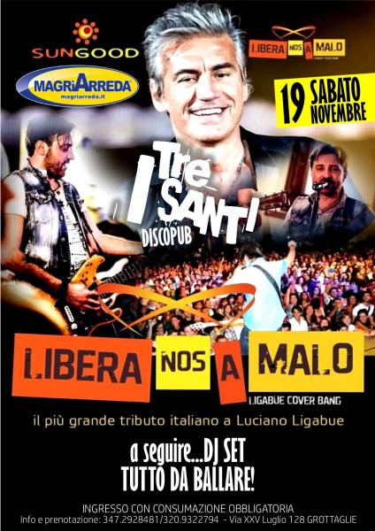 LIBERA NOS A MALO live concert - tributo a Luciano Ligabue