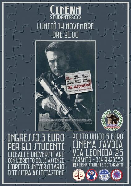 "The Accountant" in rassegna al cinema Savoia