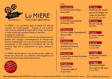 Riparte al Must di Lecce  la rassegna cinematografica ‘LùMière’. Nel primo appuntamento omaggio a Ugo Tognazzi con ‘Il commissario Pepe’.