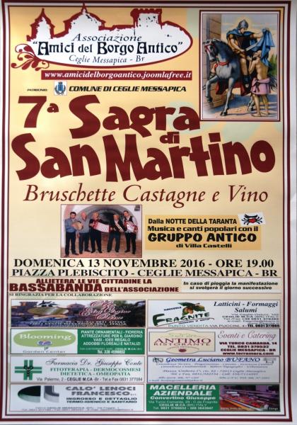 7^ Sagra di S. Martino - Bruschette, Castagne e Vino