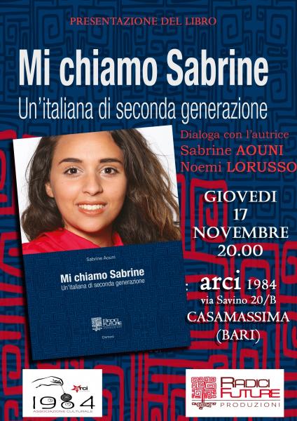 Incontri d'Autore: "Mi chiamo Sabrine"