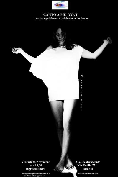 Canto a Piu’ Voci : Contro Ogni Forma di Violenza Sulla Donna
