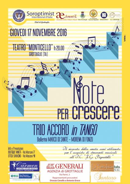 Note per Crescere - Trio ACCORD in Tango