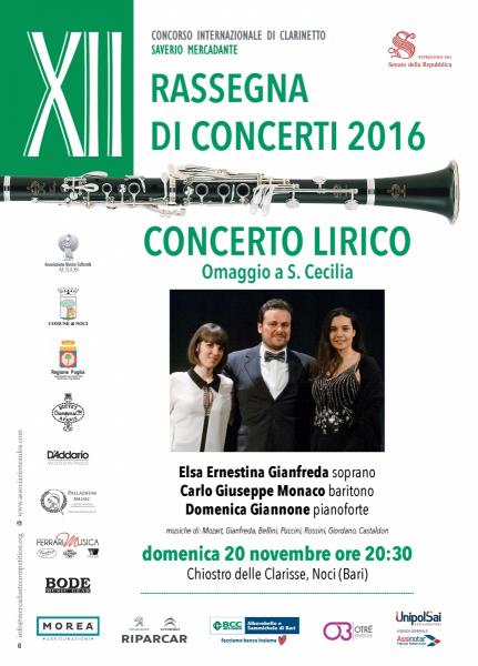 CONCERTO LIRICO - omaggio a S. Cecilia