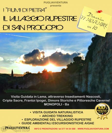 I “fiumi di Pietra” – il Villaggio Rupestre di S.Procopio