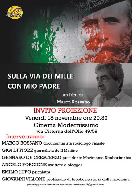 Sulla via dei Mille con mio padre