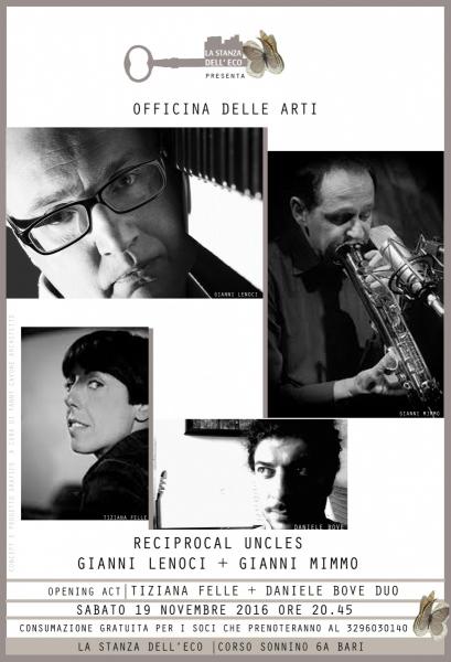 RECIPROCAL UNCLES con Gianni Lenoci e Gianni Mimmo