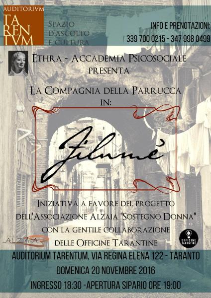 Filumé - Commedia in Tre atti