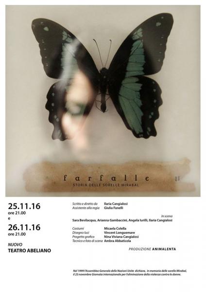 Farfalle - debutto del nuovo spettacolo di Ilaria Cangialosi