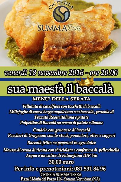 Sua Maestà il baccalà