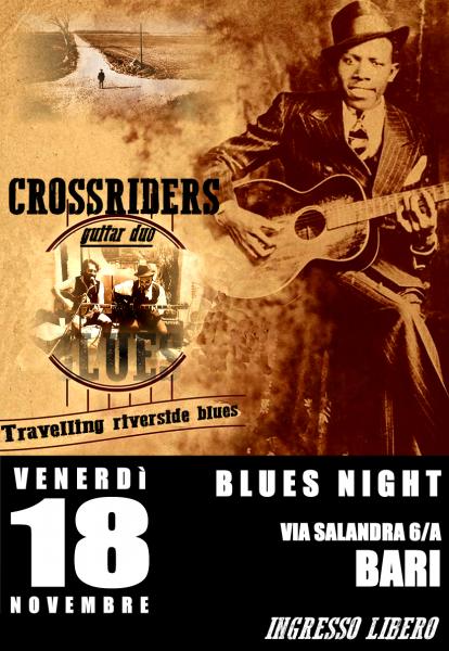 Crossriders Guitar Duo live at Blues Night - Bari