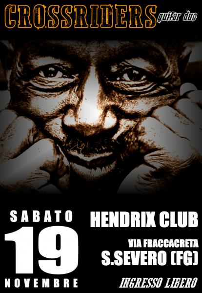 Crossriders Guitar Duo live at Hendrix Club - San Severo (FG)