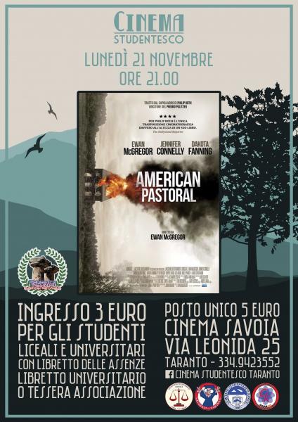 "American Pastoral" in rassegna al cinema Savoia