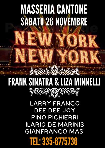 NEW YORK NEW YORK - Frank Sinatra e Liza Minnelli tribute