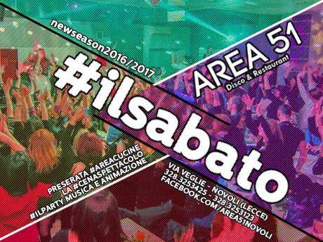Musica da ballare e cantare, torna "Il Sabato" dell'Area51 con la cena spettacolo e il party