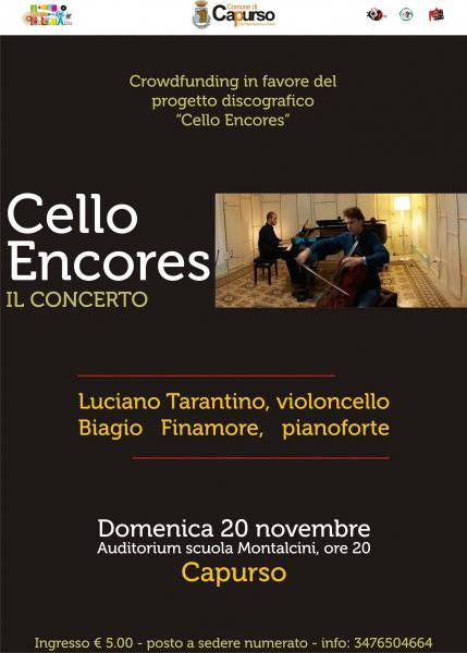 Presentazione-concerto Cello Encores