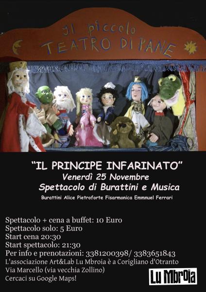 Spettacolo di burattini e musica - Il Principe infarinato!