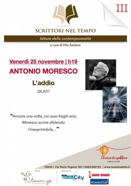 Antonio Moresco ospite di "Scrittori nel tempo"