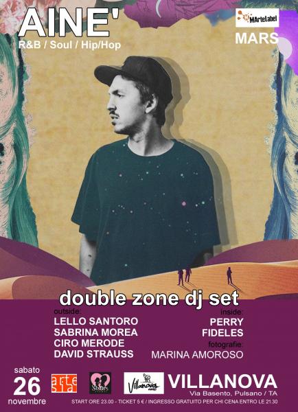 Ainè in concerto (new soul, hip-hop) + Double Zone Dj Set