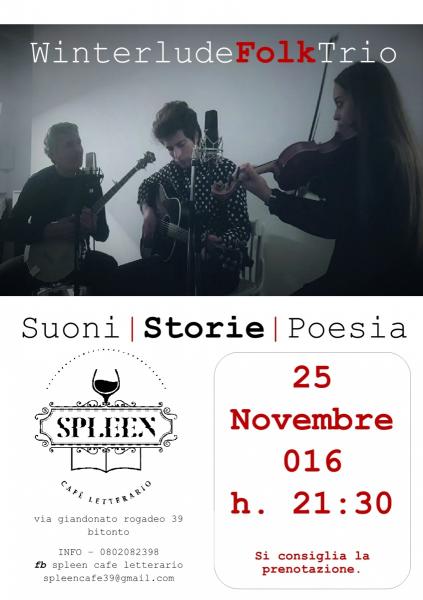 Winterlude folk trio - in concerto