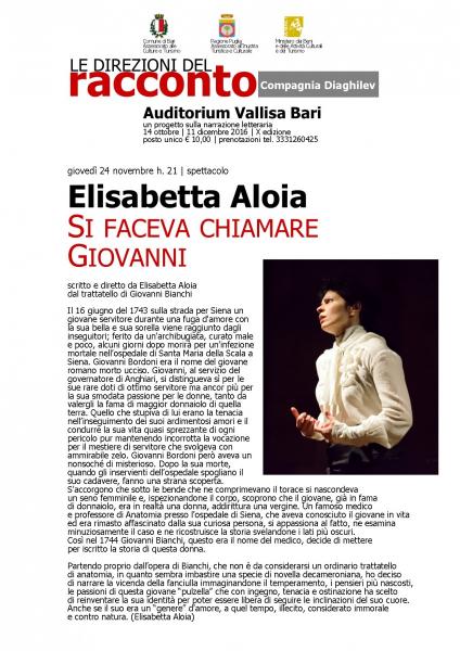 Si Faceva Chiamare Giovanni