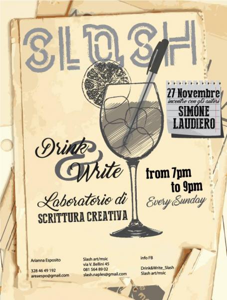 Drink&Write_Incontro con Simone Laudiero