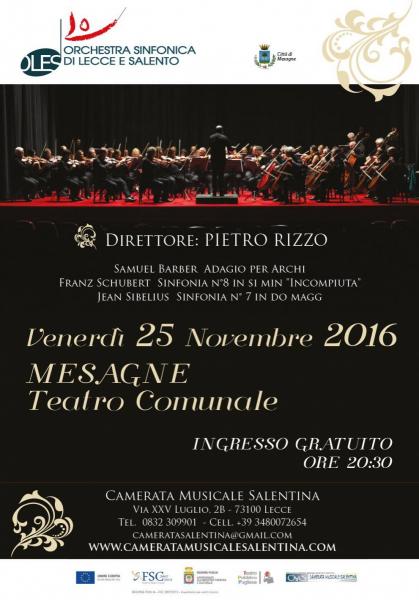 Orchestra Sinfonica di Lecce e Salento - Pietro Rizzo, direttore