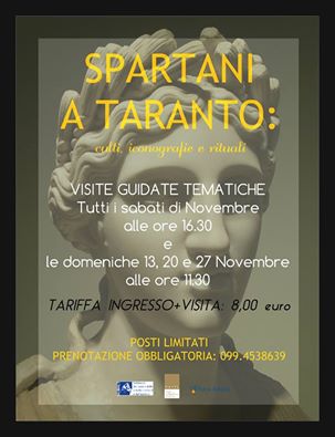 SPARTANI a TARANTO: culti, iconografie  e rituali