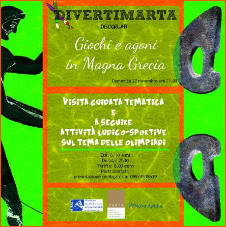 DIVERTIMArTA. Giochi e Agoni in Magna Grecia