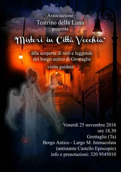 "Misteri in Città Vecchia"- alla scoperta di miti e leggende del borgo antico