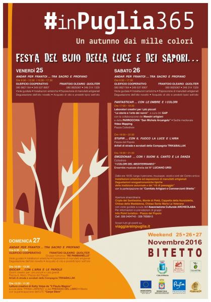 “Festa del buio, della luce e dei sapori d’autunno”