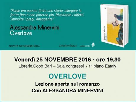 OVERLOVE - Lezione aperta di scrittura creativa con ALESSANDRA MINERVINI