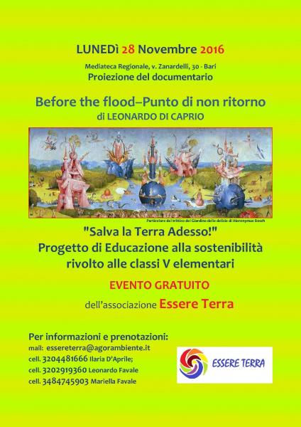 "Salva la Terra Adesso!" - progetto di Educazione alla Sostenibilità dell'associazione "Essere Terra"