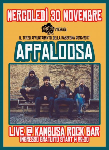 Dirockato Winter presenta: Appaloosa live