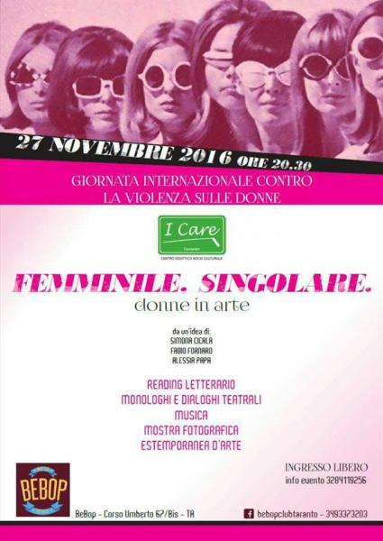 Femminile, singolare - Donne in arte