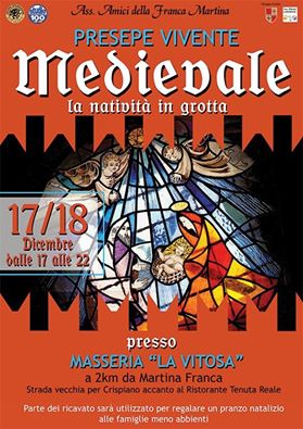Presepe Vivente Medievale... LA NATIVITA' IN GROTTA