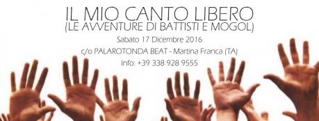 IL MIO CANTO LIBERO omaggio a Lucio Battisti & Mogol al PALAROTONDA BEAT!