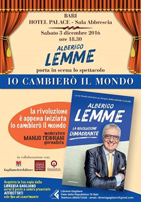 "Io cambiero' il mondo "Presentazione libro Dr Lemme