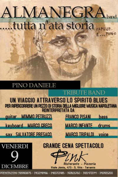 ALMANEGRA in “TUTTA N’ATA STORIA” tributo a Pino Daniele